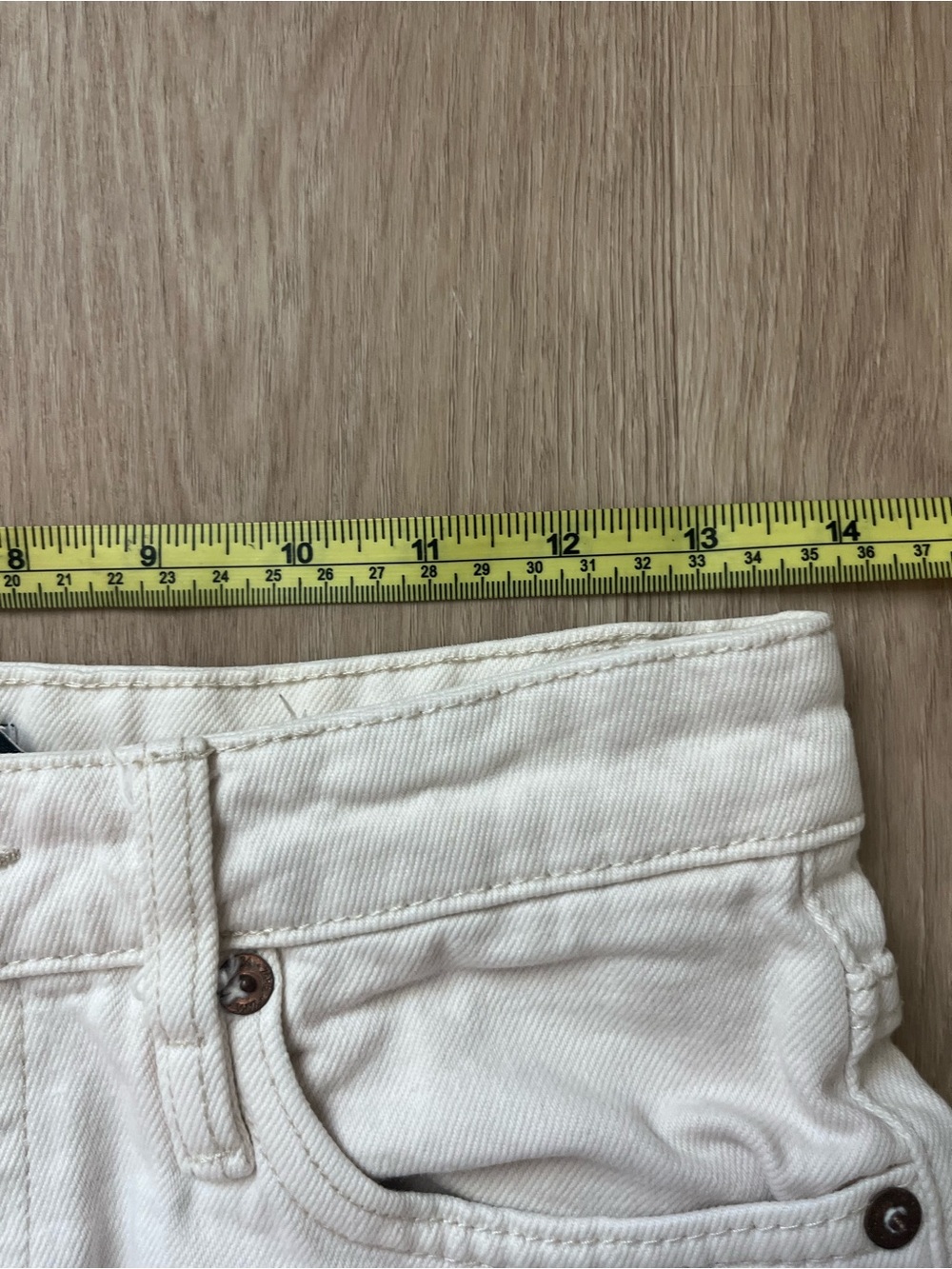 Zara The Grunge Pant Button Fly Cropped Pants Straight Leg Womens Size 0 - Picture 8 of 11